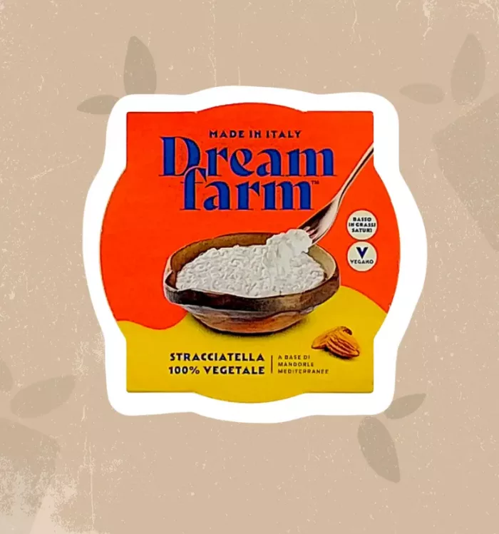 Alternativa vegetale alla stracciatella