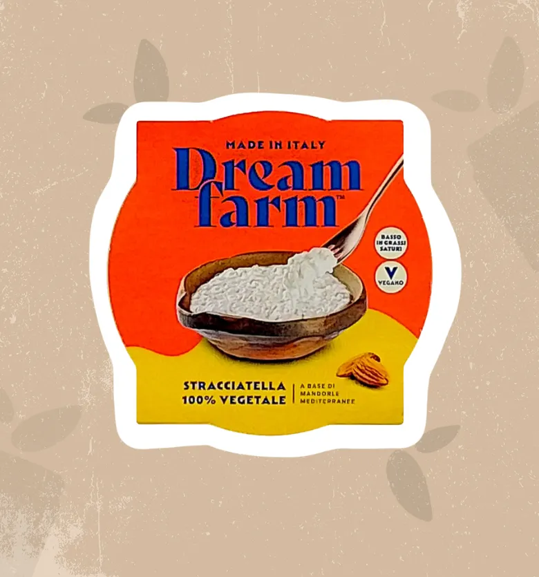 Alternativa vegetale alla stracciatella