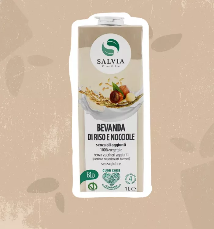 Bevanda di riso alle nocciole bio