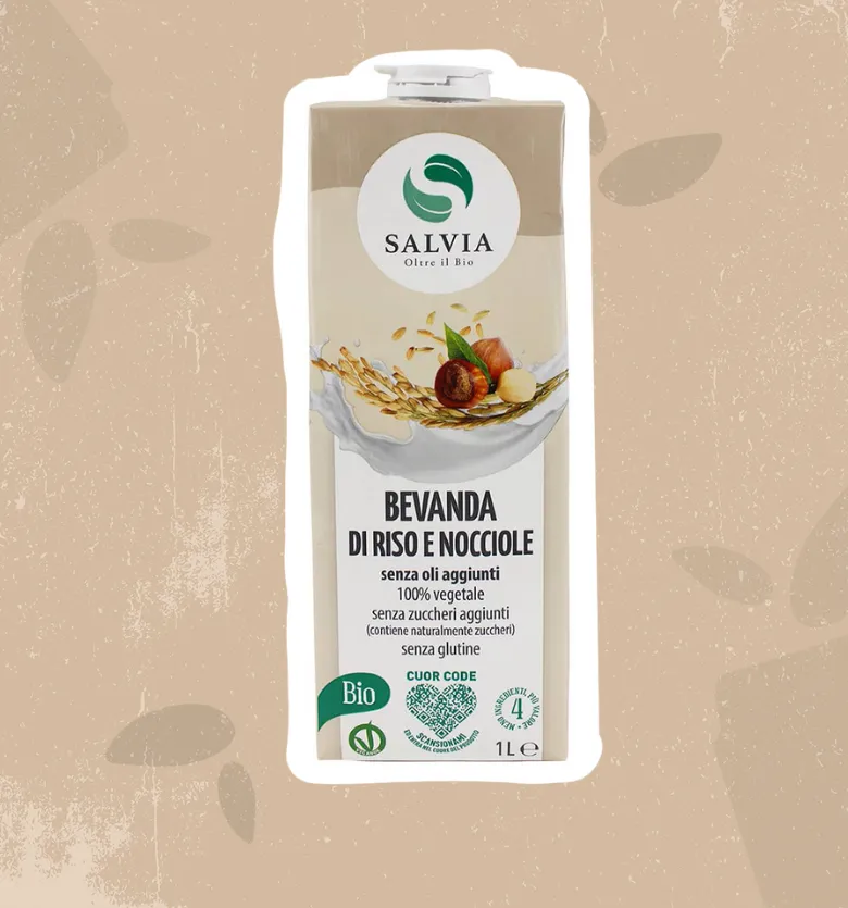 Bevanda di riso alle nocciole bio