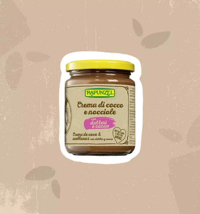 Crema di Cocco e Nocciole con datteri e cacao