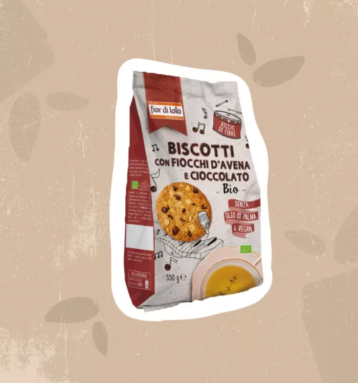 Biscotti con Fiocchi di Avena e Cioccolato Vegan