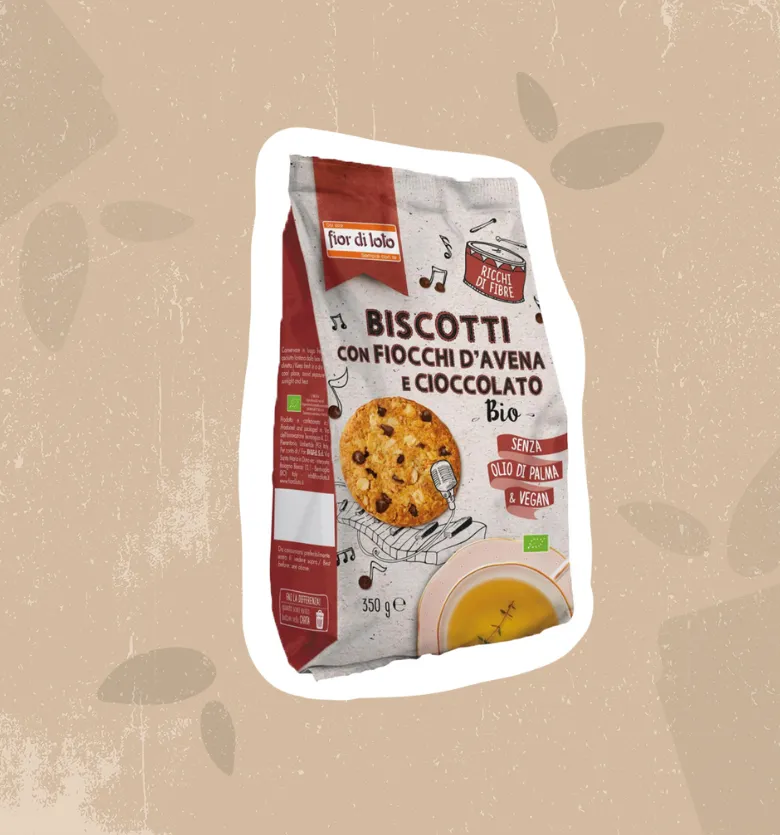 Biscotti con Fiocchi di Avena e Cioccolato Vegan