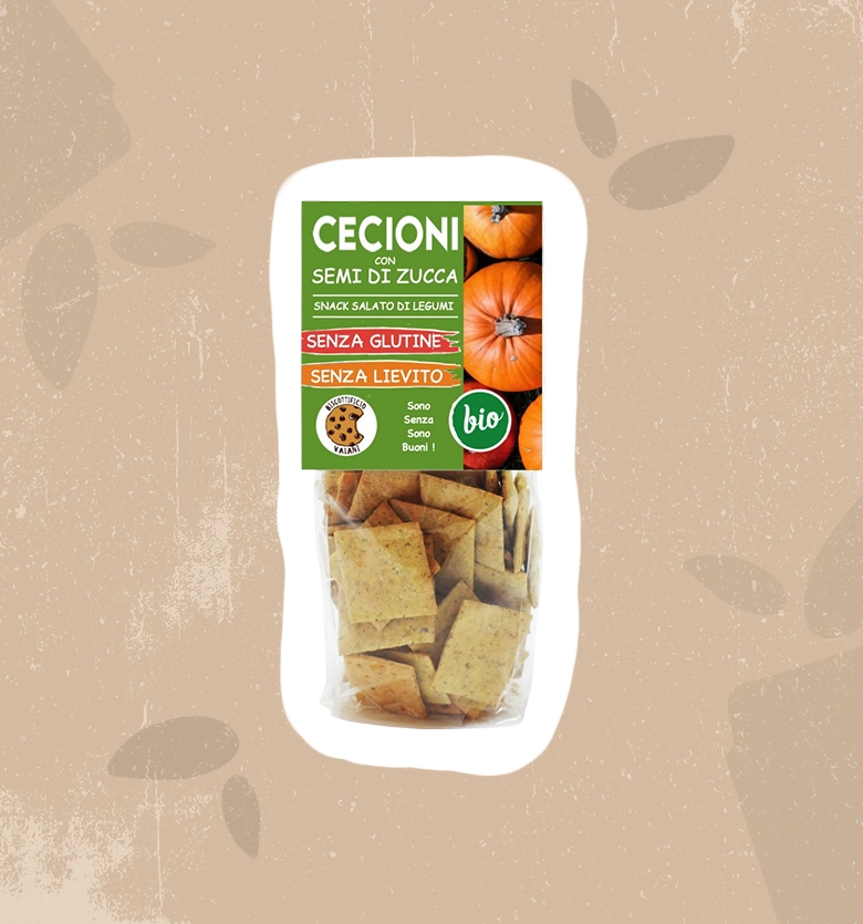 Cecioni ai semi di zucca