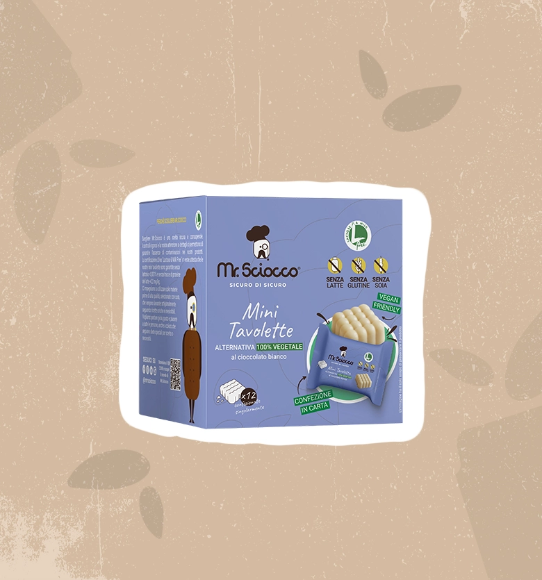 Mini tavoletta al cioccolato bianco