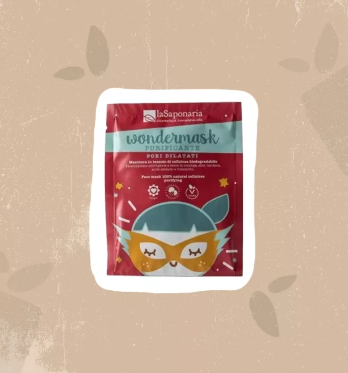 Wondermask - Maschera in tessuto purificante - La Saponaria (10ml)
