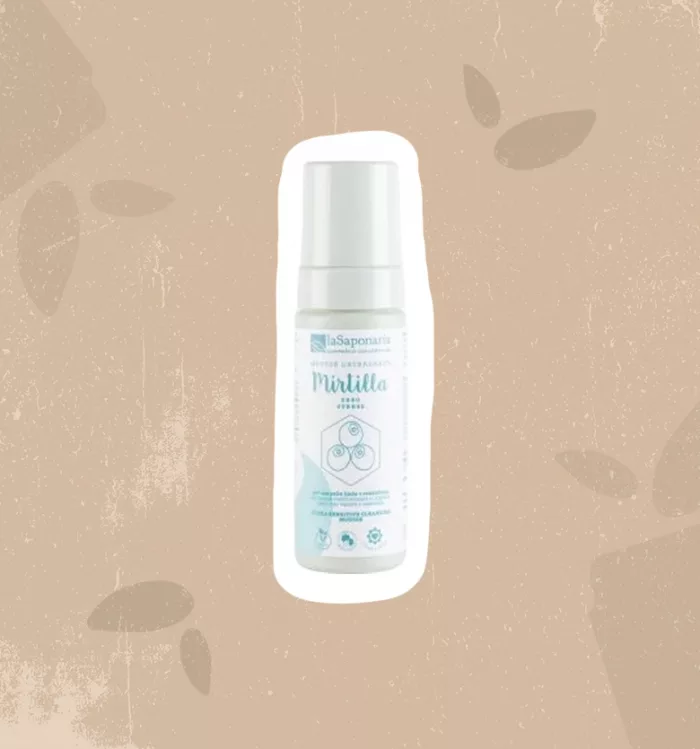 Mousse detergente mirtilla