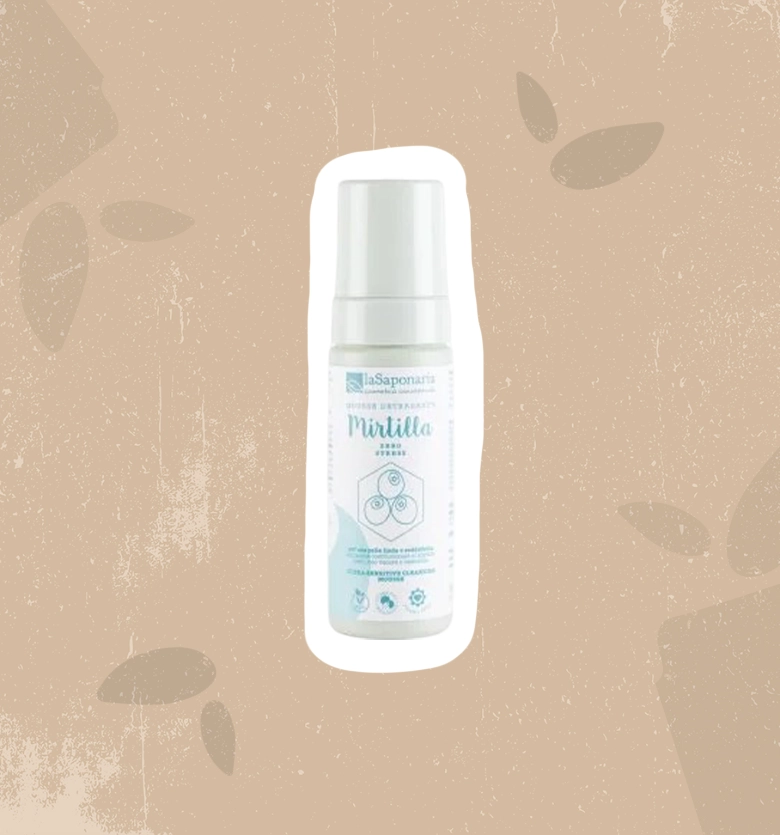 Mousse detergente mirtilla