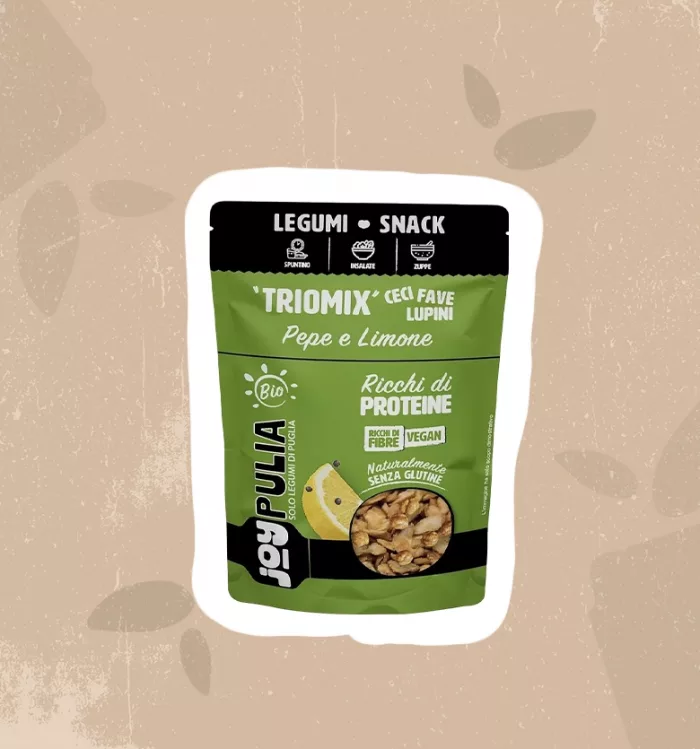 Triomix legumi croccanti pepe e limone