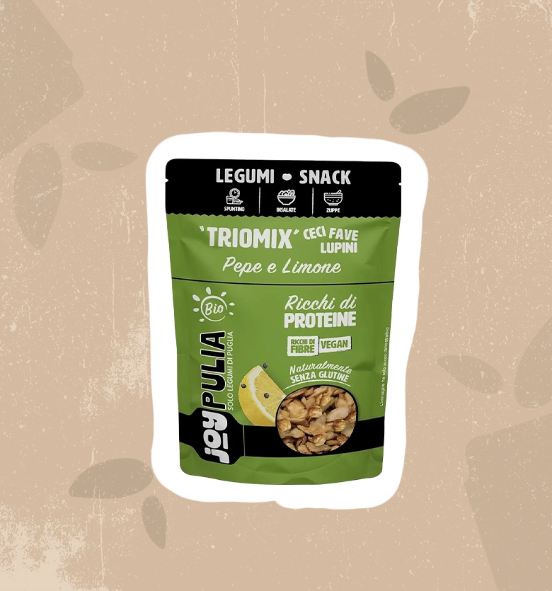 Triomix legumi croccanti pepe e limone