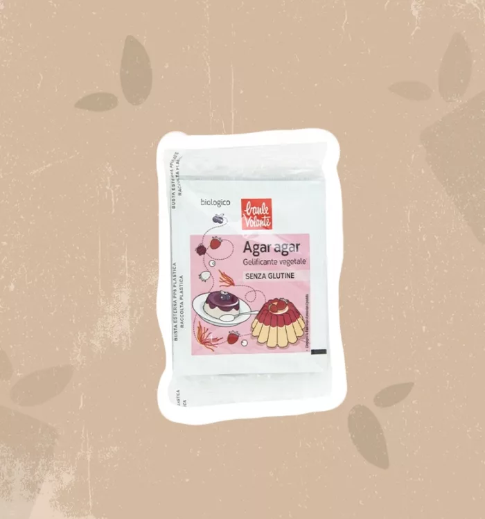 Agar agar gelificante vegetale
