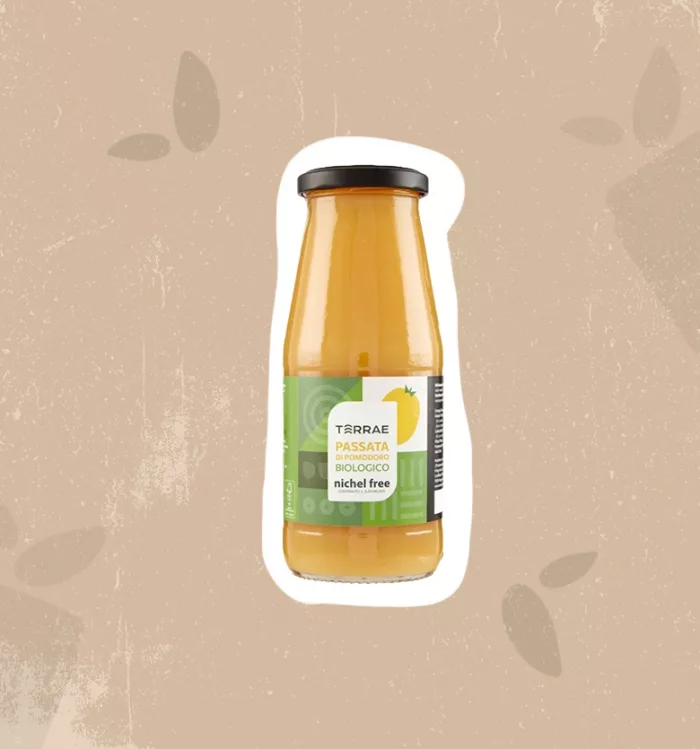 Passata di pomodoro giallo bio Nichel free