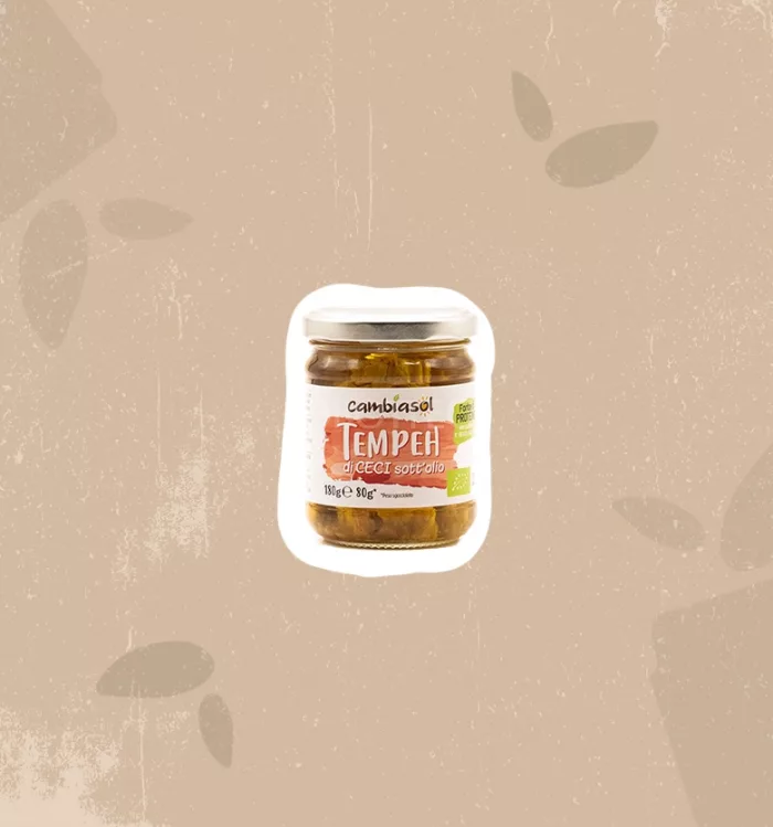 Tempeh di ceci sott'olio