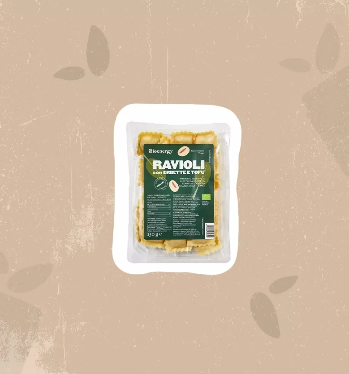 Ravioli di erbette e tofu