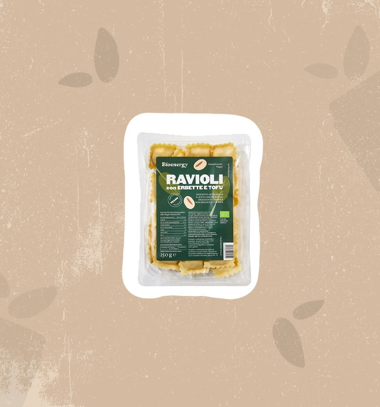 Ravioli di erbette e tofu