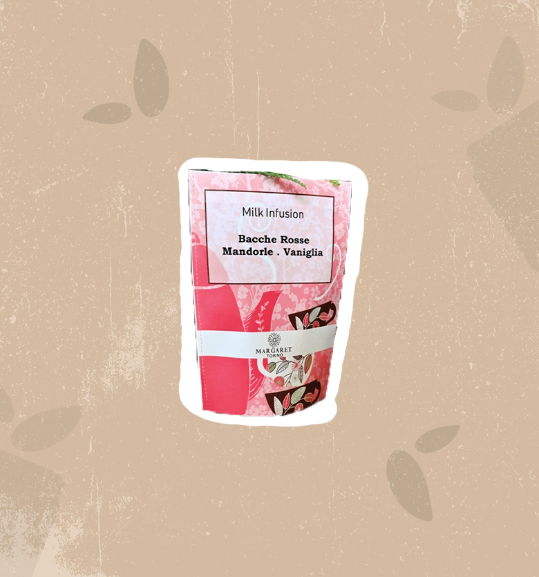 Milk infusion bacche rosse, mandorle vaniglia