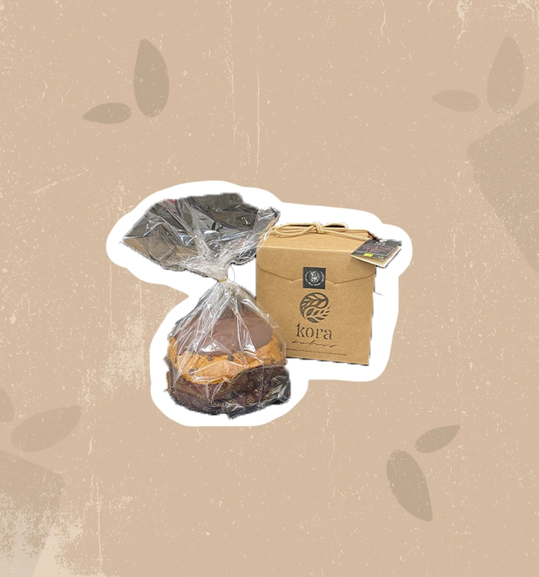 Dolce natalizio cioccolato e pere