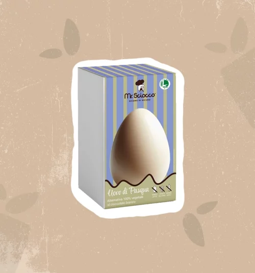 Uovo di Pasqua bianco