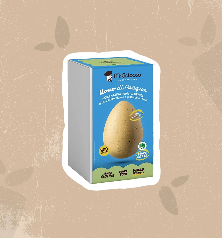 Uovo di Pasqua bianco
